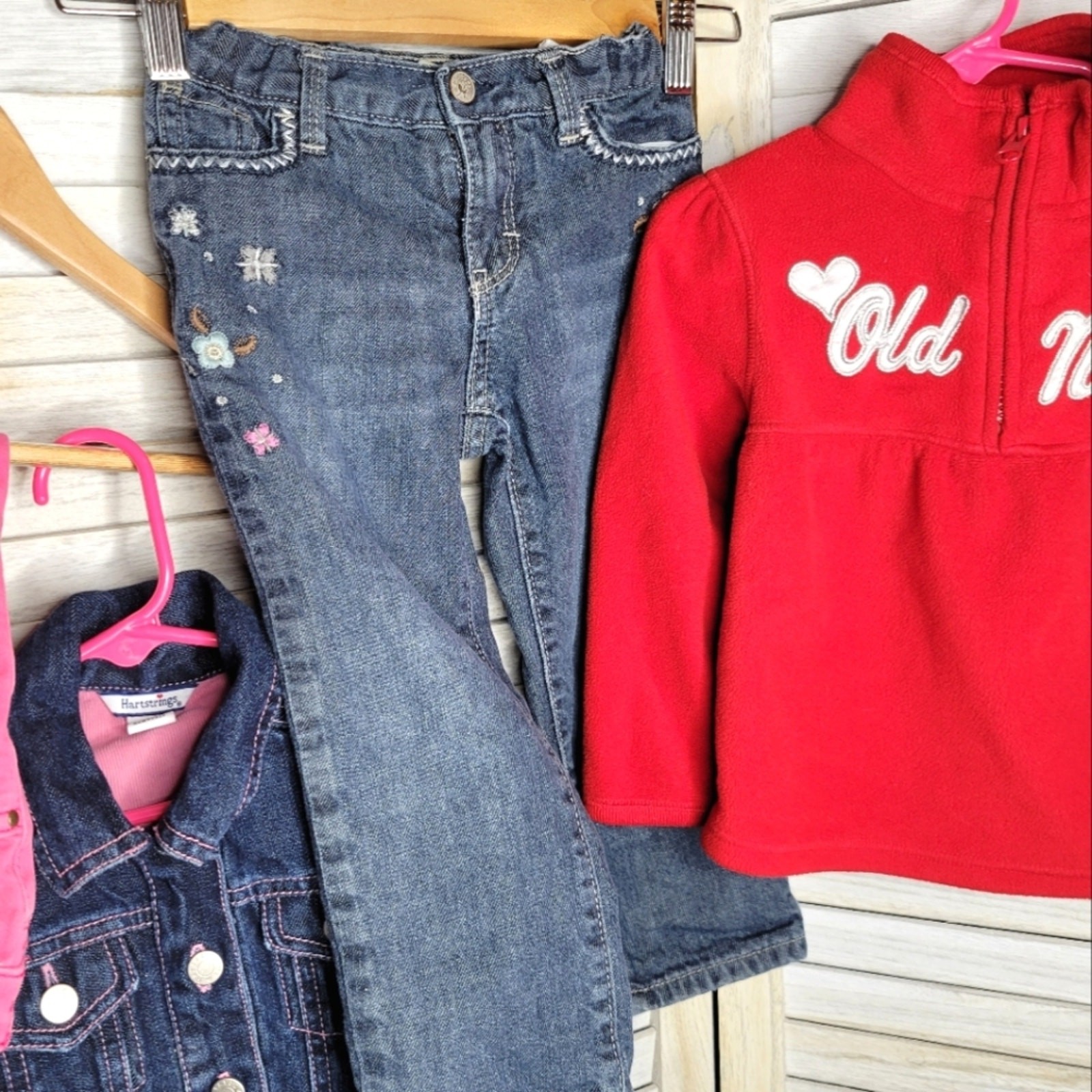 Girls 3T Girls Bundle Clothes Size 3 Jeans Sweaters Shirts Denim Jacket Lot