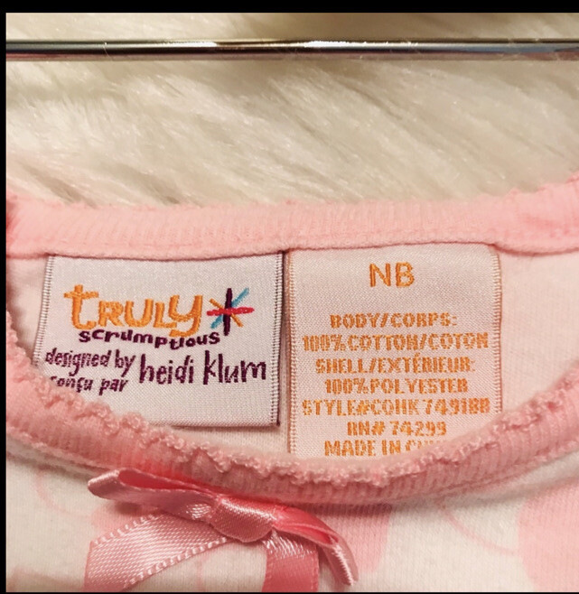 Truly Scrumptious by Heidi Klum Infant Baby Bundle Newborn & 3 Months Ruffles