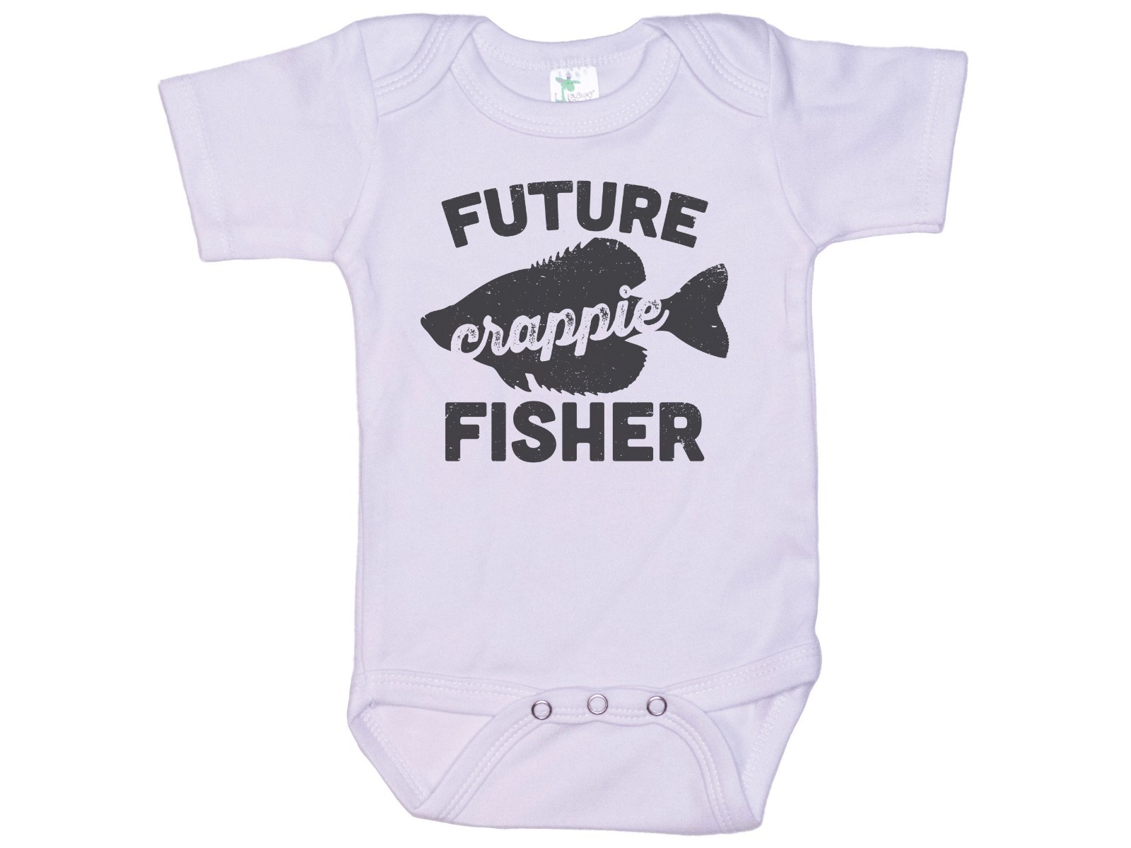 Future Crappie Fisher, Pan Fish Bodysuit, Baby Fishing Outfit, Newborn Fishing