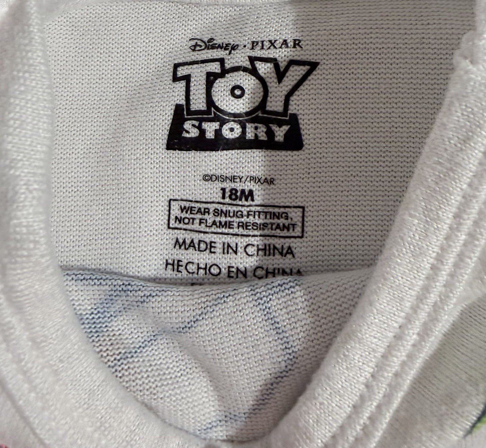 Disney Toy Story Boys 2T 3-Piece Cotton Set: White Tee, Pants & Shorts