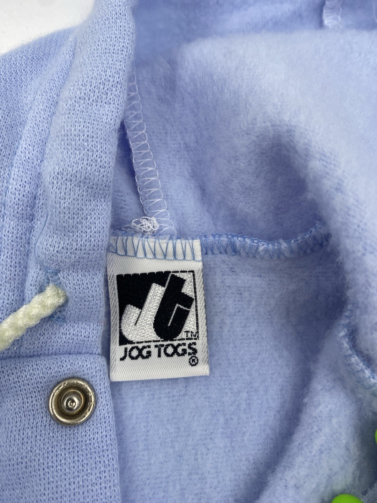 Vintage Jog Togs 2 Piece Blue Jogging Suit Size Newborn Up to 14lbs