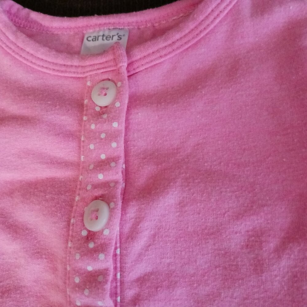 Girls 3 Pc. Jacket, Pants, One Pc Set By Carter’s Size 6 Mo.