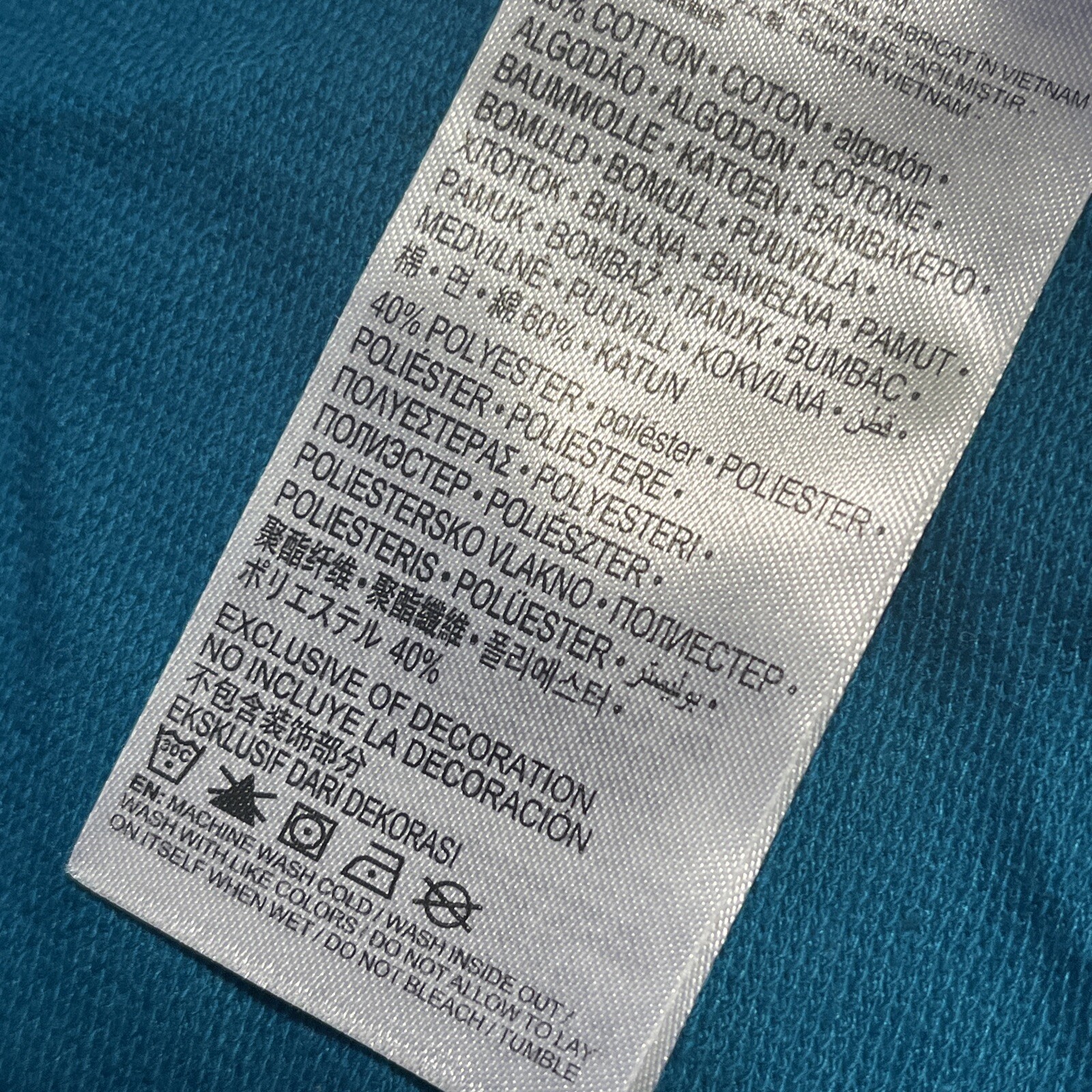 Nike Teal Blue Swoosh 72 Baby Hoodie One Piece- 9 Months -HTF Zip Up 1 Piece EUC
