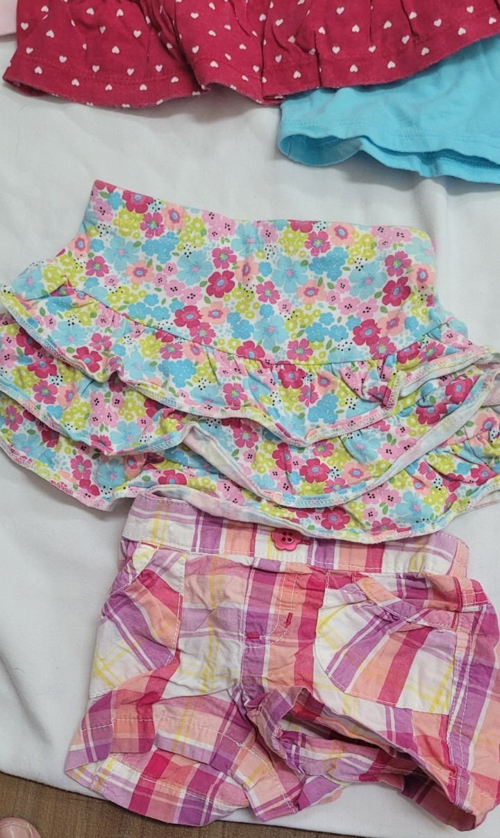 20 Pieces Mixed Lot of 6-9 month old Girls Clothes Bathing Suit Dresses Pajama
