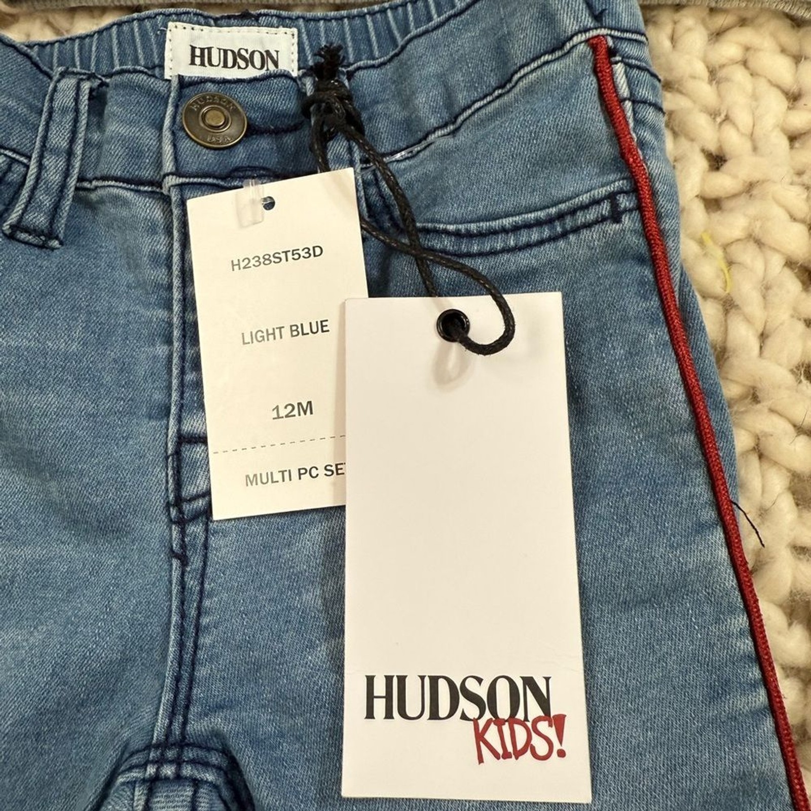 Hudson Kids 2 piece baby girl outfit. br Size 12 months.