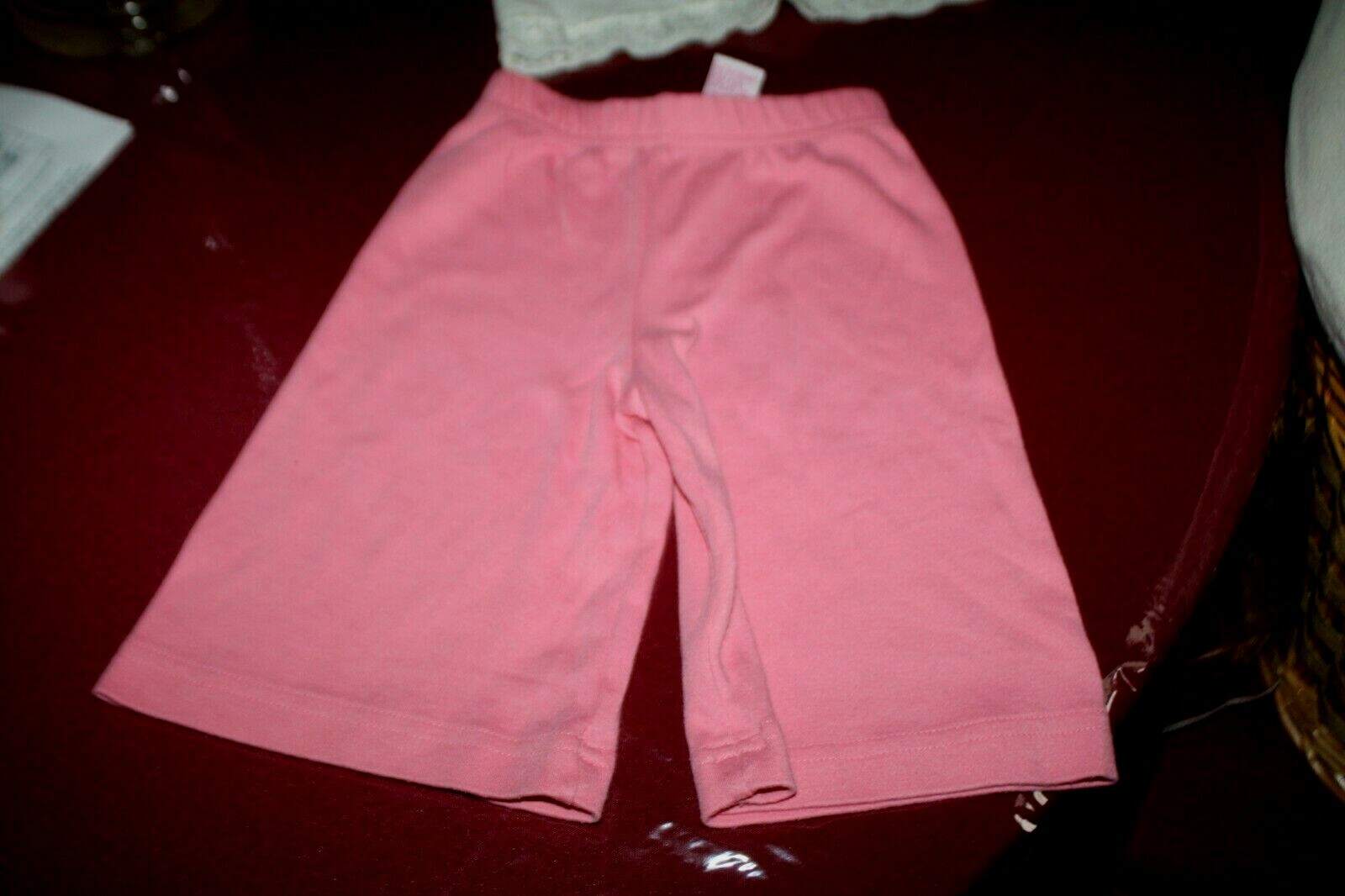 Pink 2pc Girls Clothes 24M Summer Cotton/Poly Blend Outfit Top+Short Pants