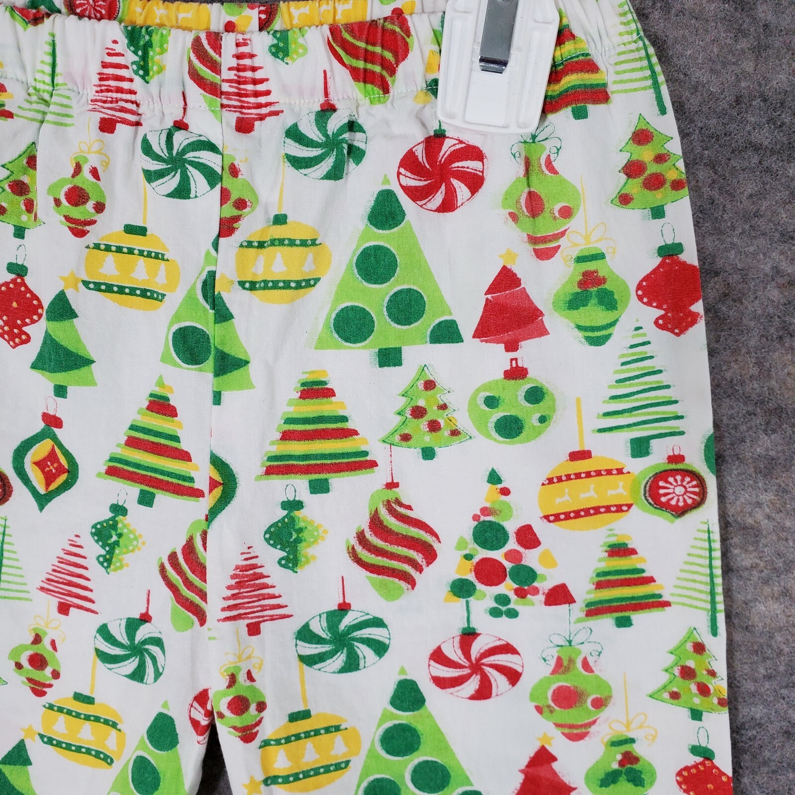 Helens Closet Christmas Outfit Girls 18 M Sleeveless Ruffle Hems Green Red White