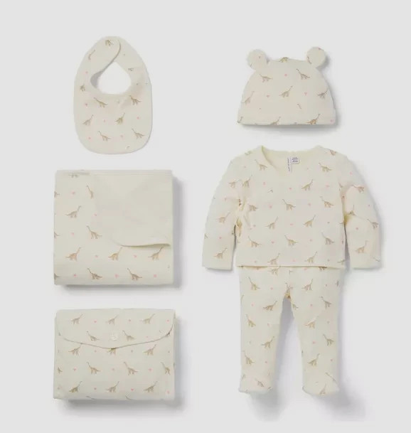 NEW Janie and Jack Baby Bundle Of Love Dinosaurs 0-3 Months