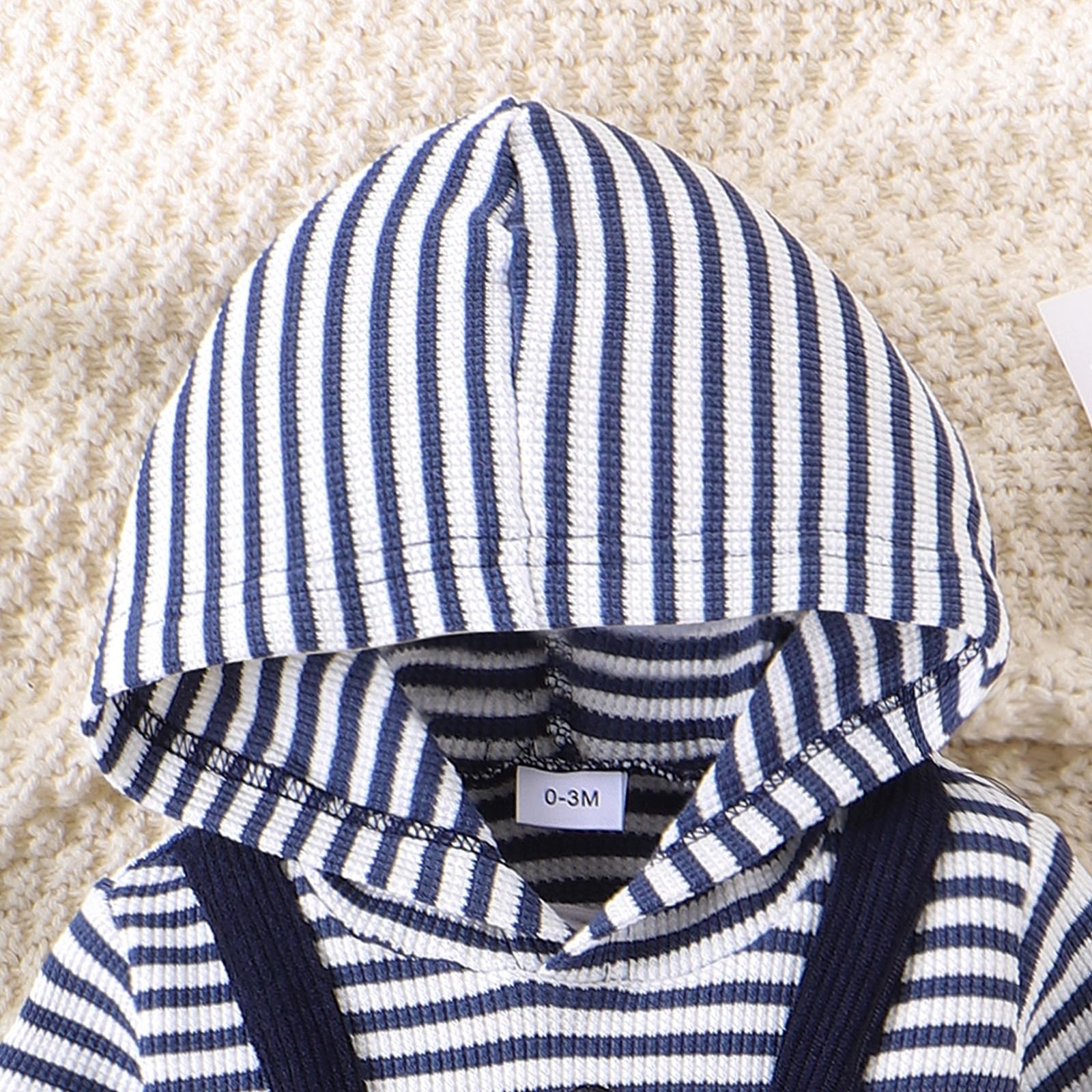 TOKIAGO 12-18 Month Boy Clothes Baby Hoodie Romper Fall Months, Blue