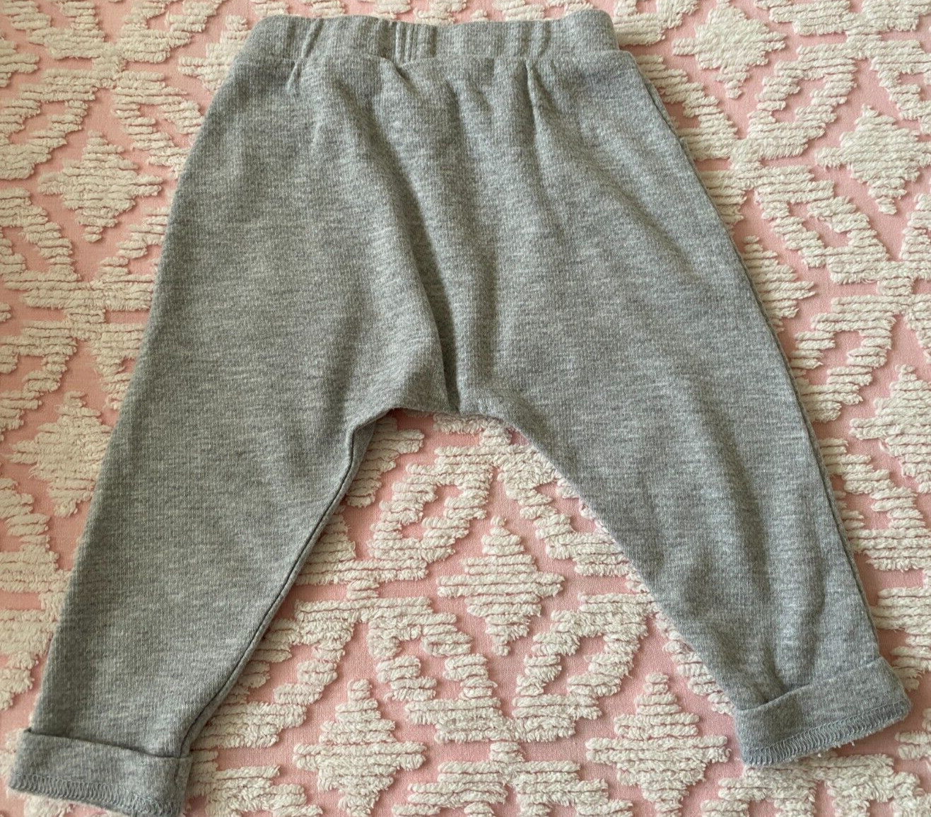 HELLO KITTY TODDLER GIRLS PINK TOP GRAY JOGGER PANT 2 PC OUTFIT ~ 18 MTHS