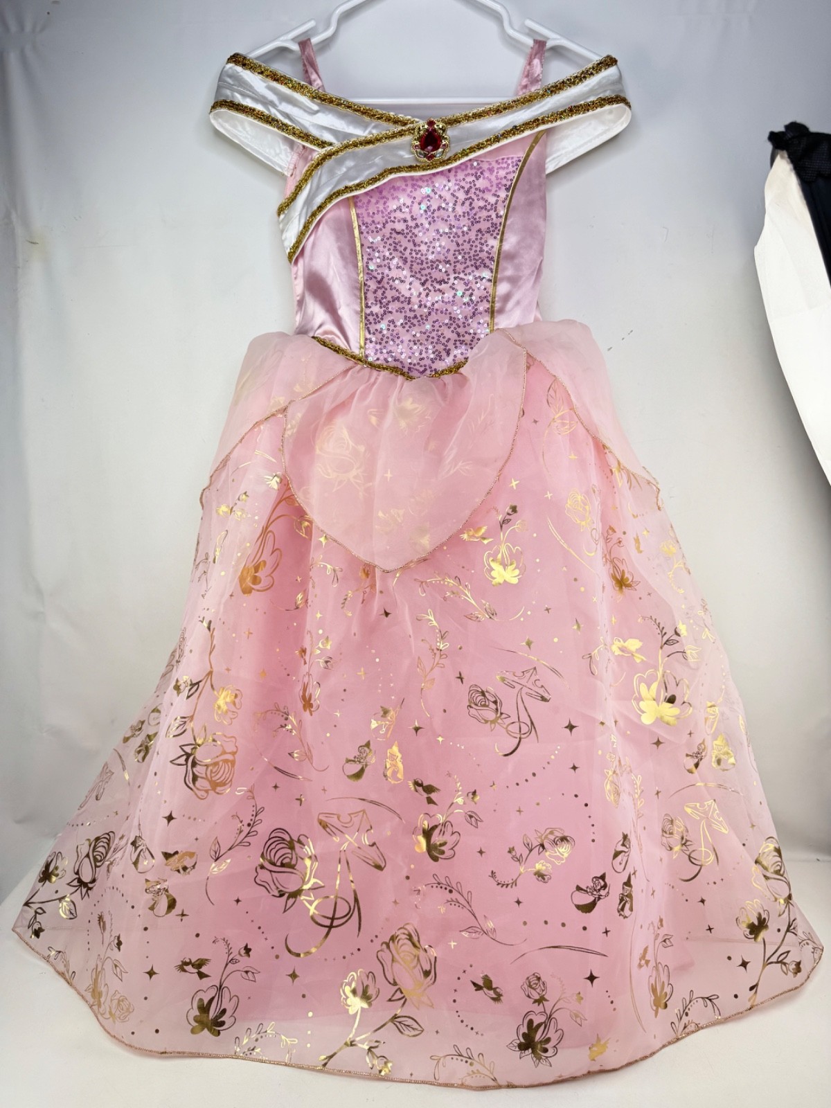 Disney Princess Sleeping Beauty Aurora Deluxe Costume Dress (Size 9/10)