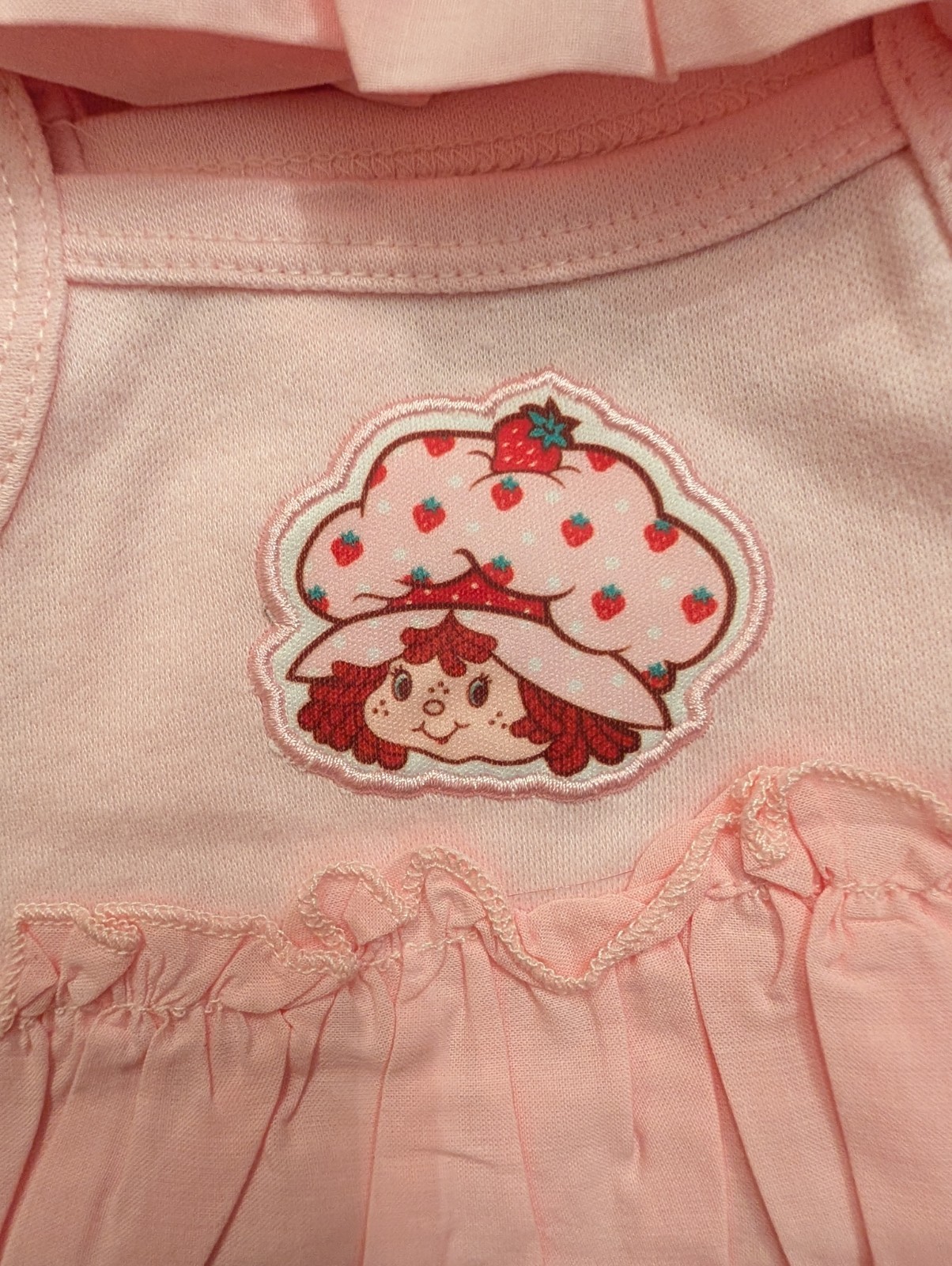 Strawberry Shortcake 3 pc Baby Girl Skirt Bodysuit Dress, Bodysuit & Hat – 3M