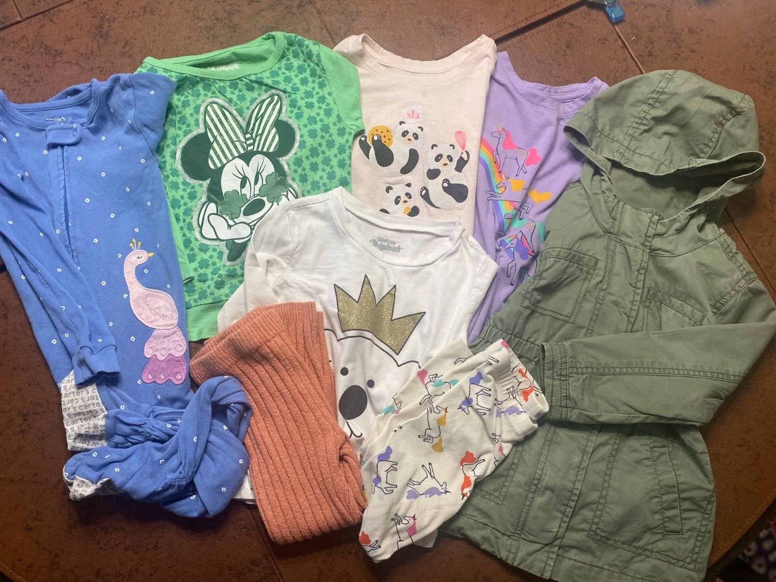 Lot of 8. Girls Clothes Old Navy, Cat & Jack Jacket Sleeper Tops Bottoms Sz 3T