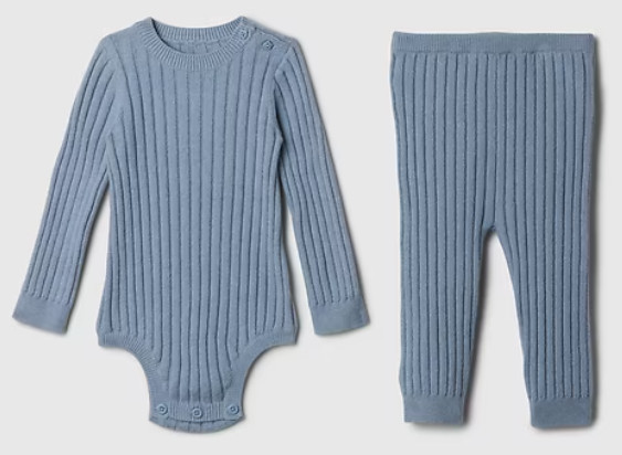 Baby Gap Baby CashSoft Outfit Set – New England Sky Blue