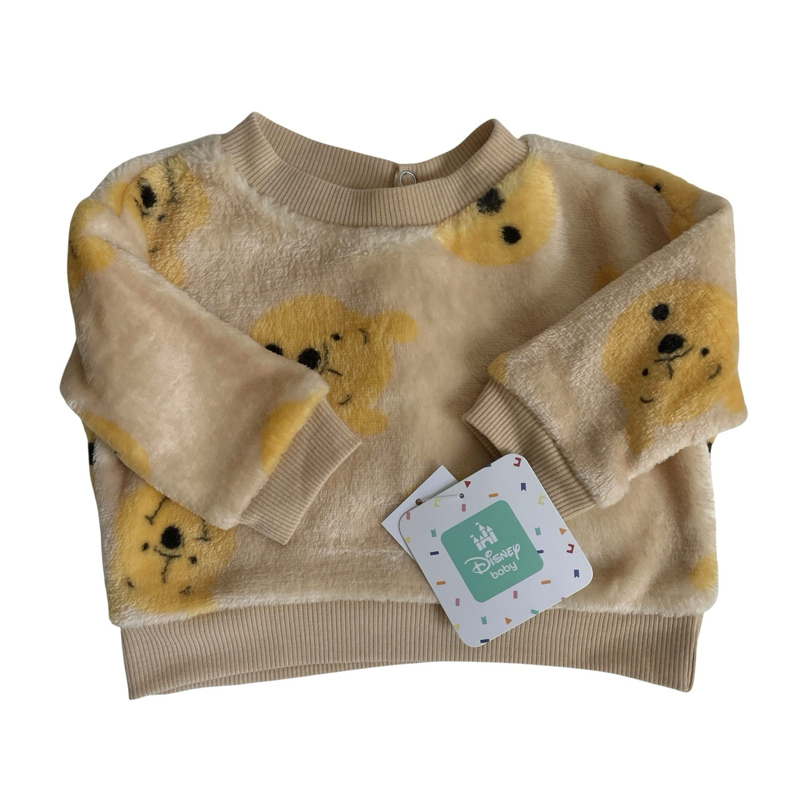 NEW Disney Winnie The Pooh Soft Cozy Fleece Set Top/Pants Size Baby 0-3 Months
