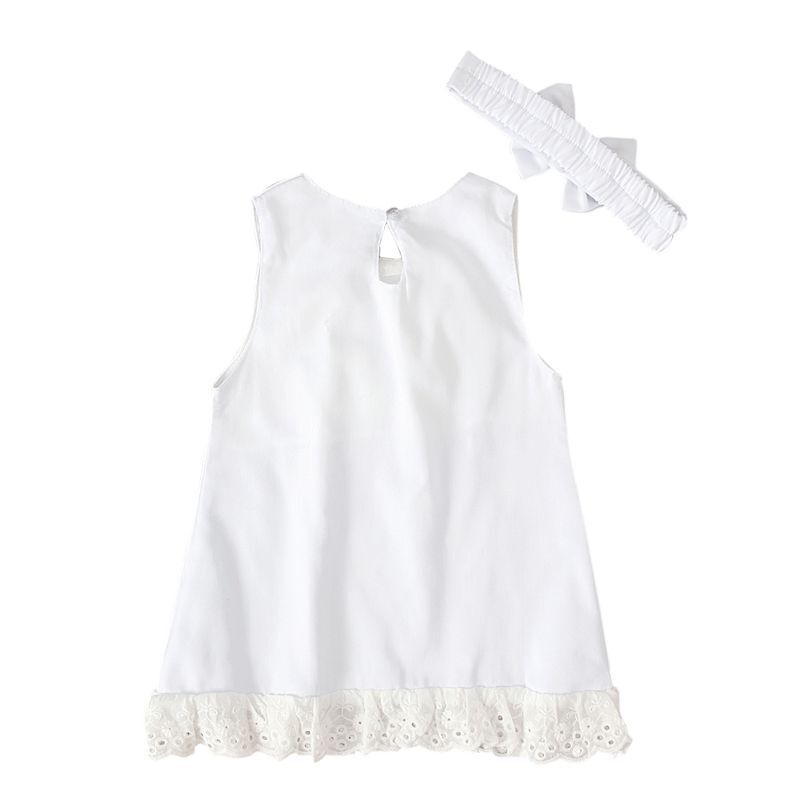 Princess Lace Sleeveless Romper – Newborn Baby Girls Clothes Summer Outfit Set