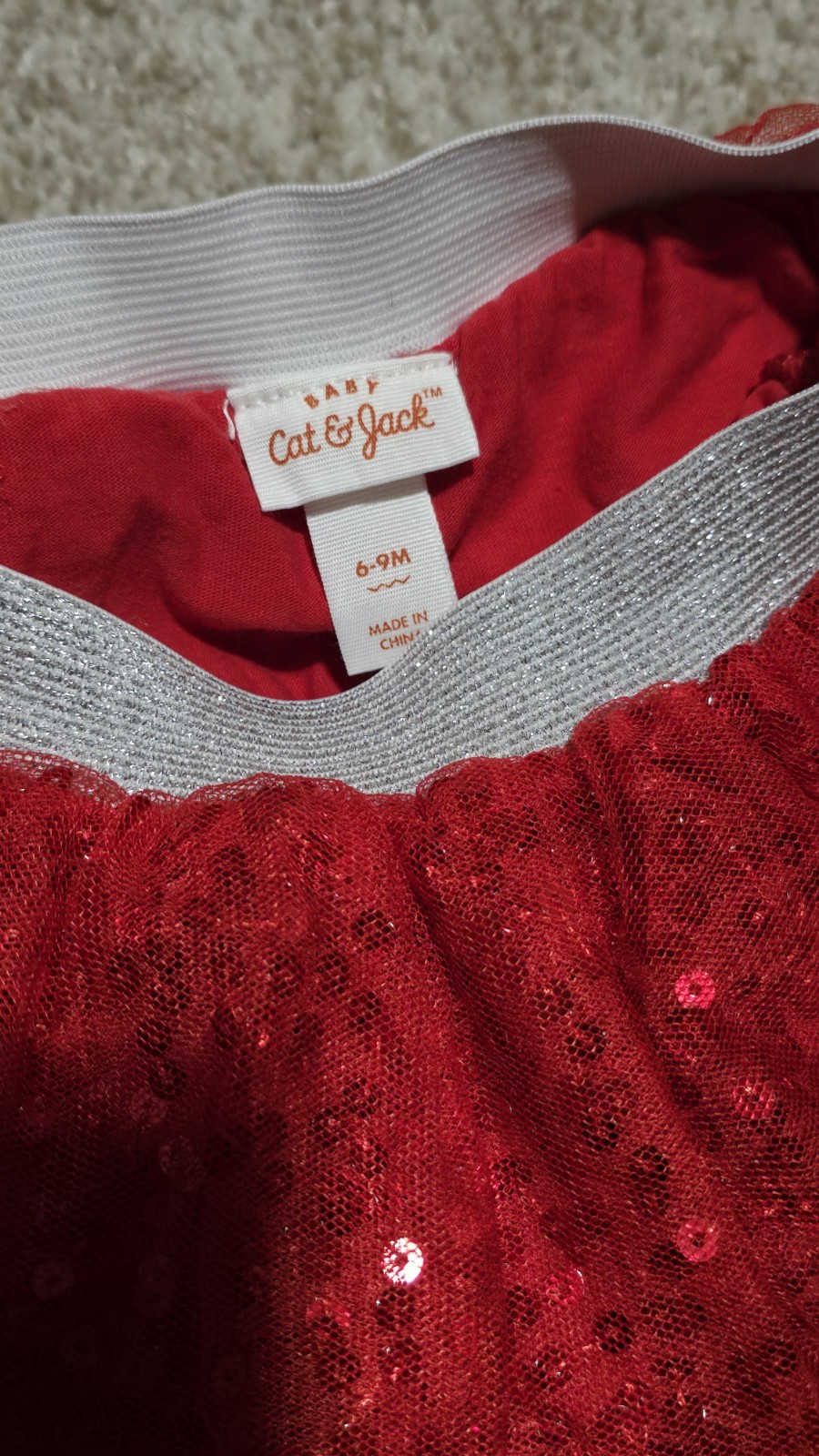 Baby Girl Tutu & Tights Lot Carters Cat & Jack Size 6-9 Months Dressy Attire