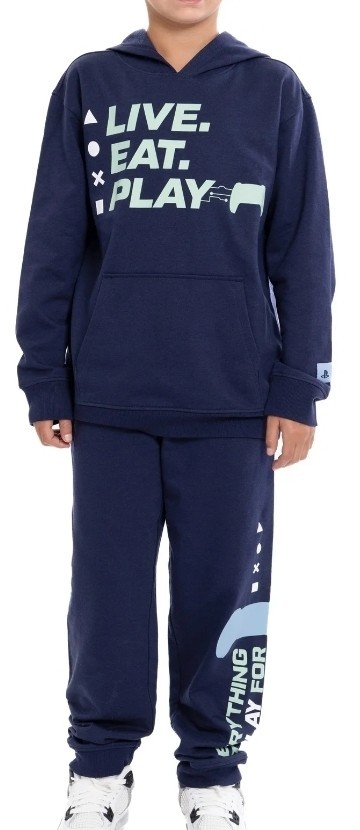 Playstation Boy’s Graphic Hoodie w/Matching Jogger Pant, 2 Pc Set Size S(6-7)