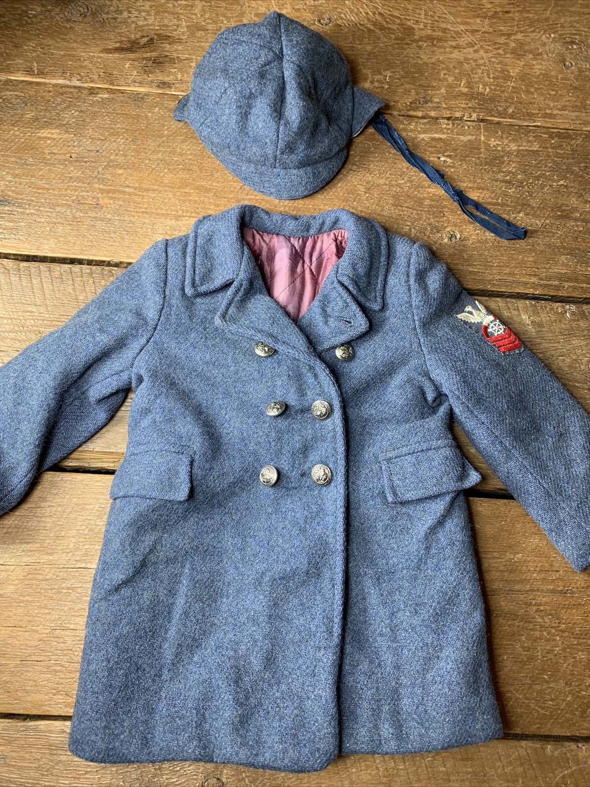 Vintage Man Tailored Fieldston Boy’s Hat and Jacket Sz 3T