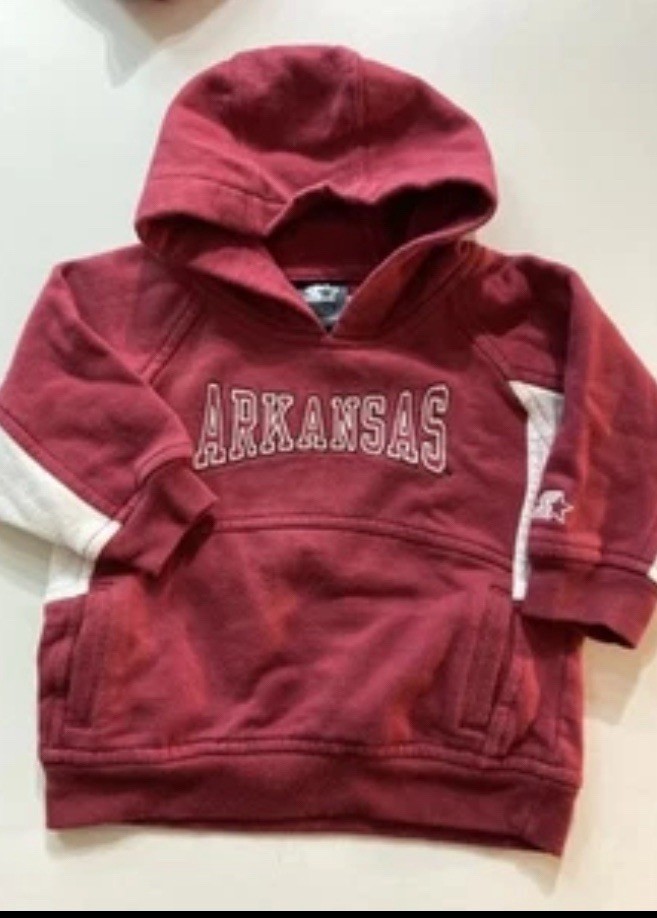 Arkansas Razorbacks Starter Track Suit Hoodie Youth Infant 6-9 Months Set Red