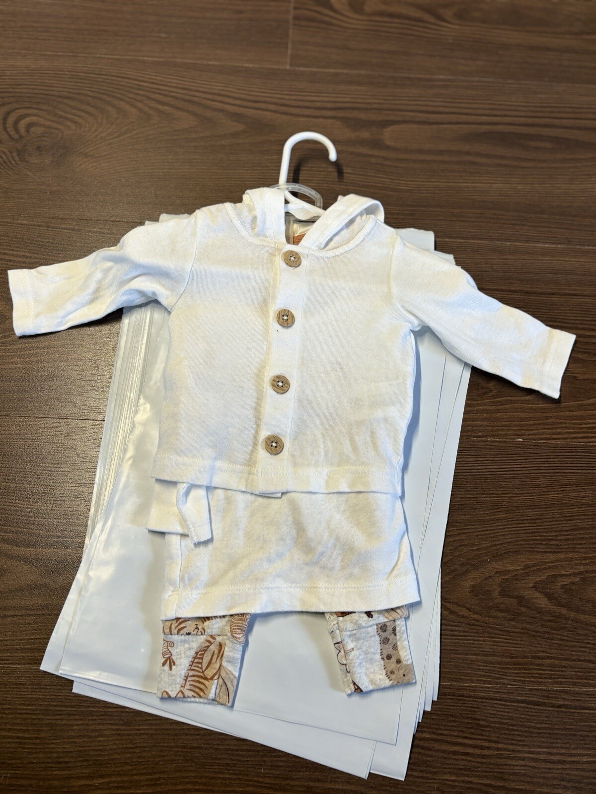 Carters Shirt Pants Three Piece Set Baby 3M Safari Animals Comfort