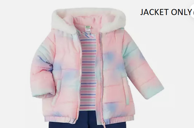 Little Me Girls Adorable TIE DYE Jacket ONLY (Pink,2T)NWT