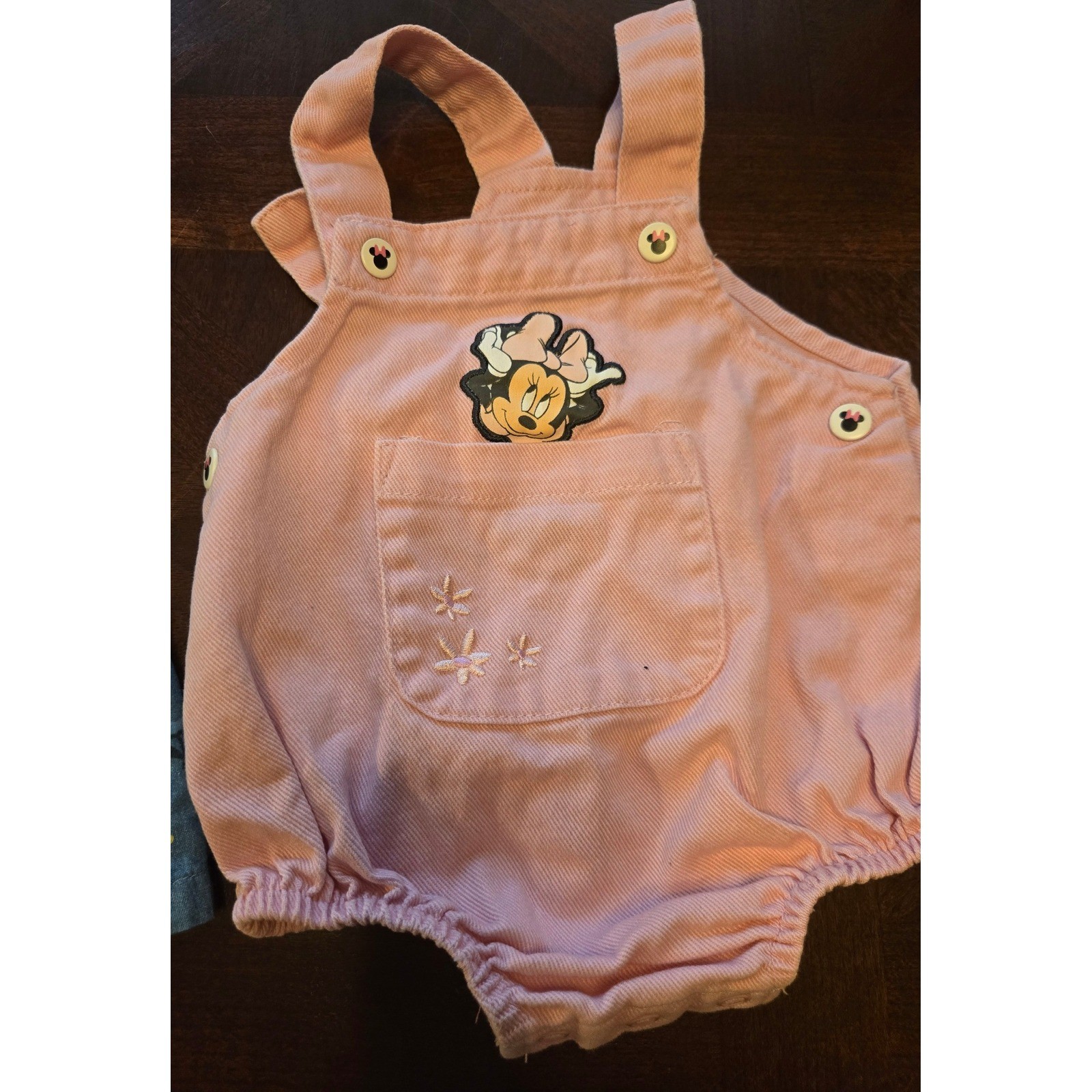 Disney Baby Girl 0-3M Lot 4pc Minnie Mouse Winnie the Pooh Romper Bodysuit Dress