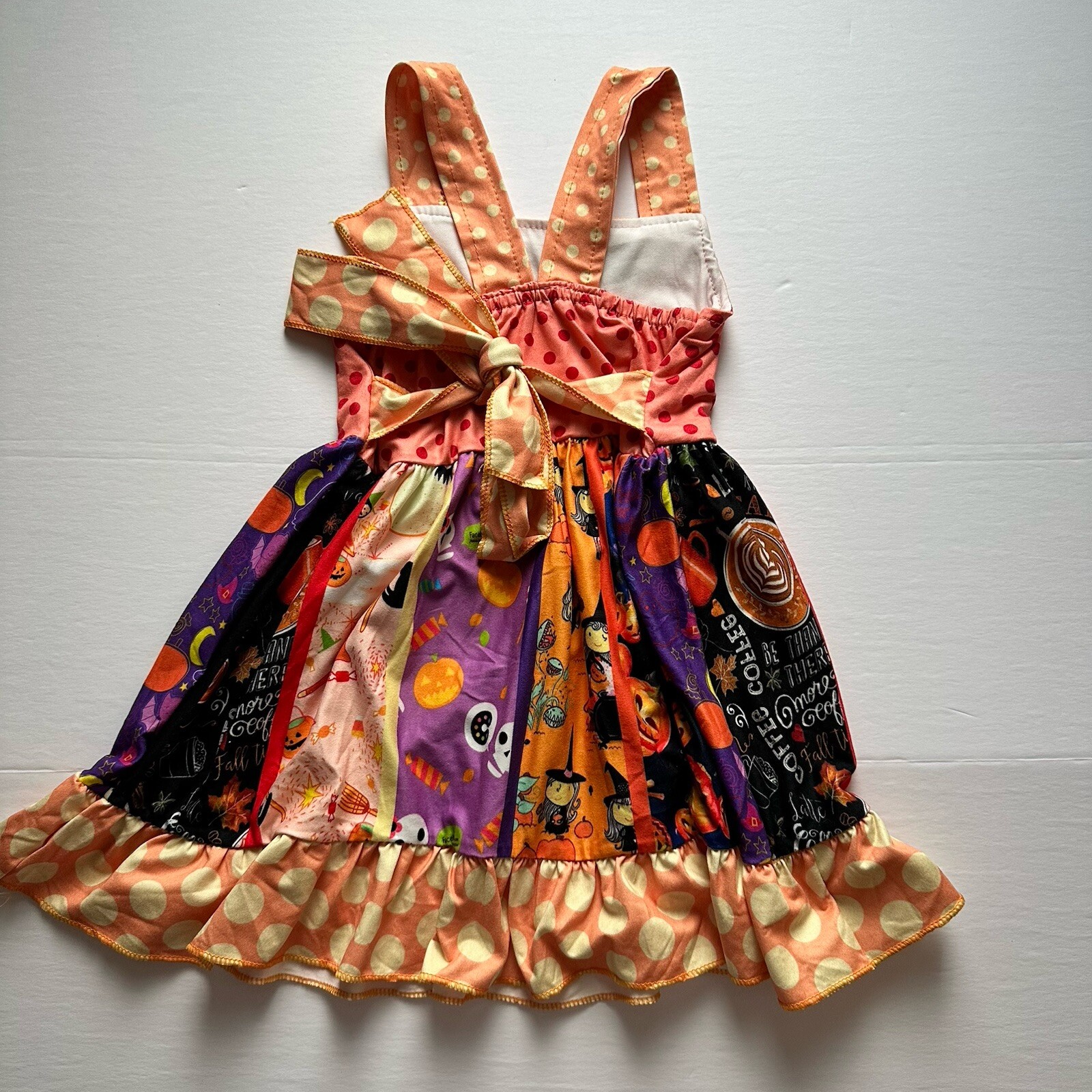 Adorable Halloween Thanksgiving Pumpkin Girls 12-18 Months Toddler Twirl Dress