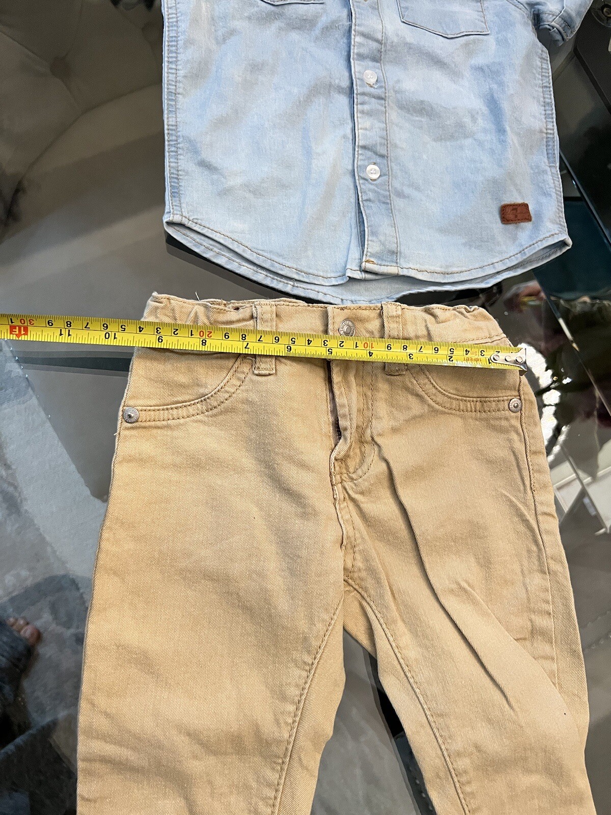 All Mankind 7 Jeans 2 Pieces Kids Outfit Pants And Shirt 3T