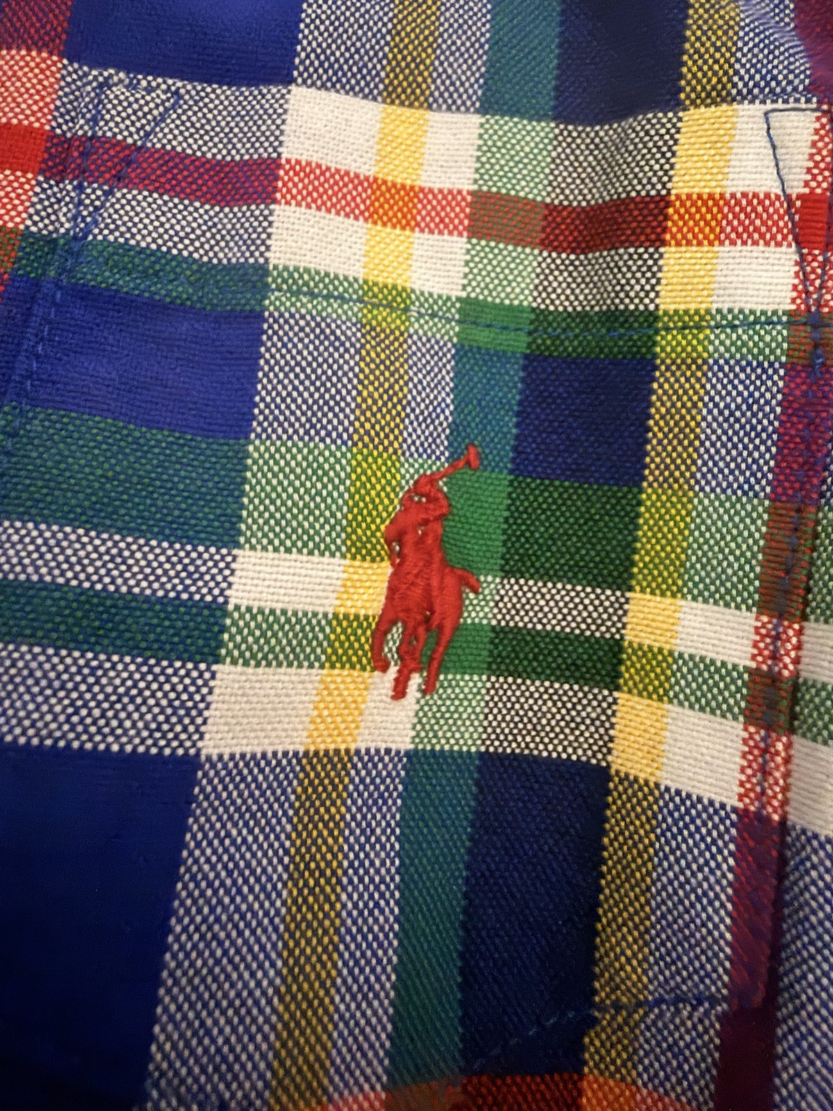 NWT – Polo Ralph Lauren Baby Boy 12M 2-Piece Plaid Shirt & Khaki Chino Pants Set