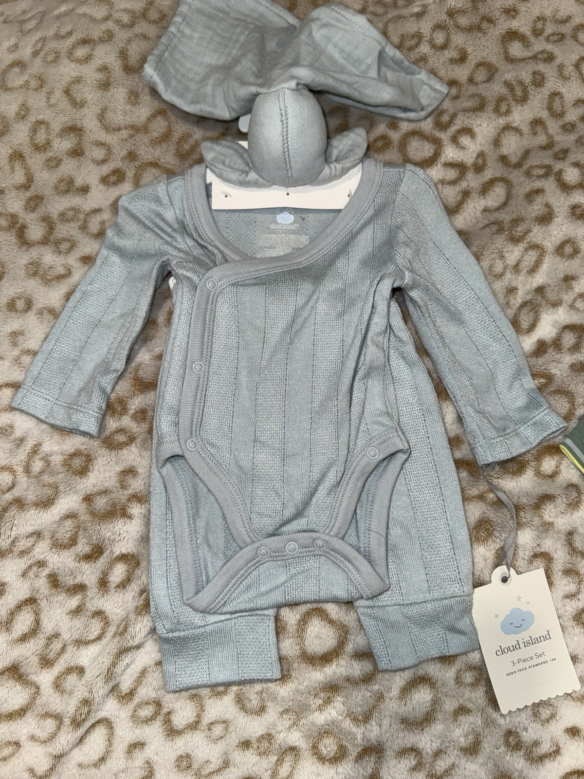 Bundle of Two Cloud Island Size Normal Newborn Baby Boy Outfits New with Tags