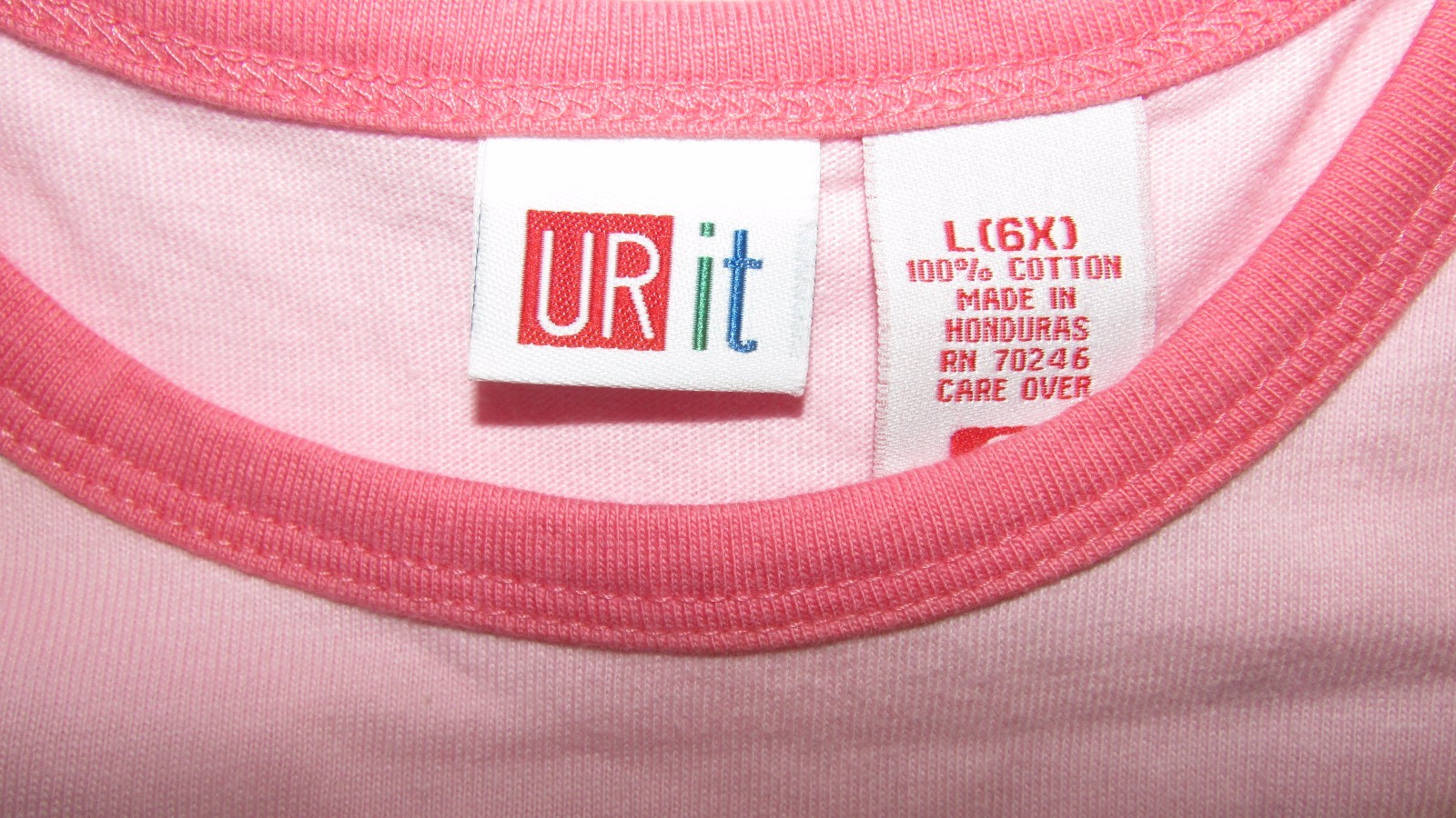 NWT UR it top skort set 6x lollipop girl outfit coral pink