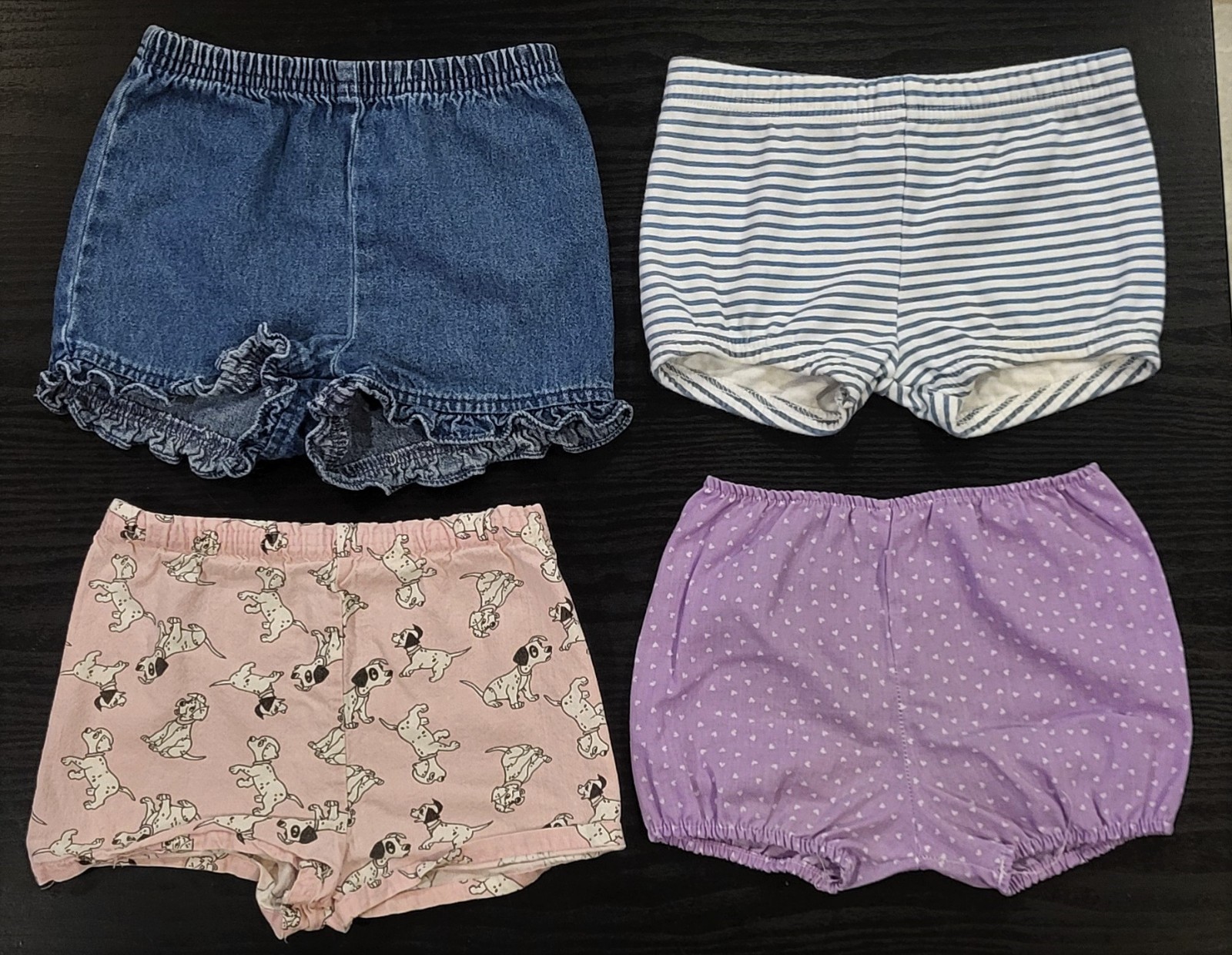 SEVEN Pair Baby Shorts / Pants 18 Months and UP Blue Jean Disney 101 Dalmatians