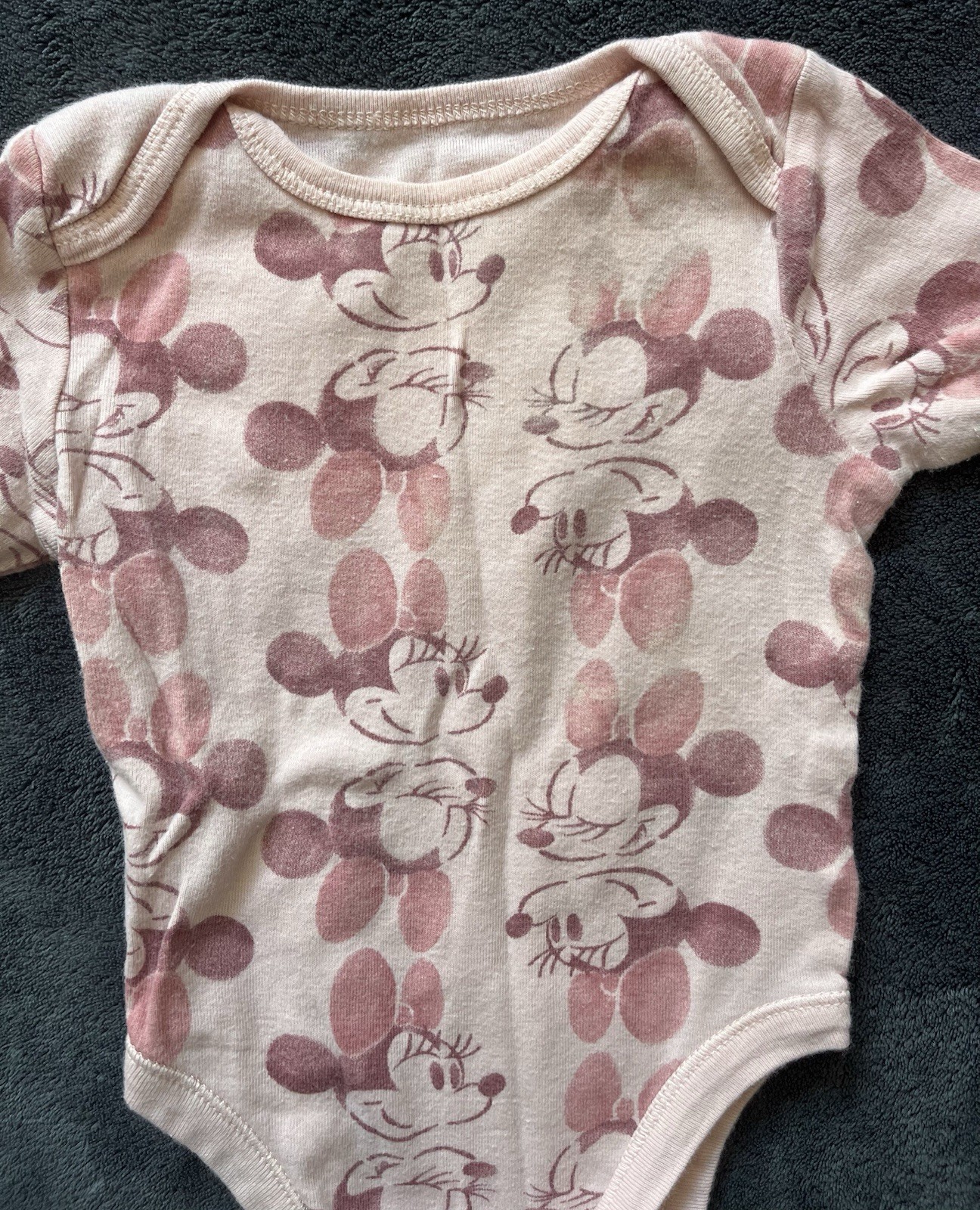 Baby Girl 6-9M Disney 2pc Outfit Sets Bundle – Minnie Mouse & Bambi, Lot Of 3