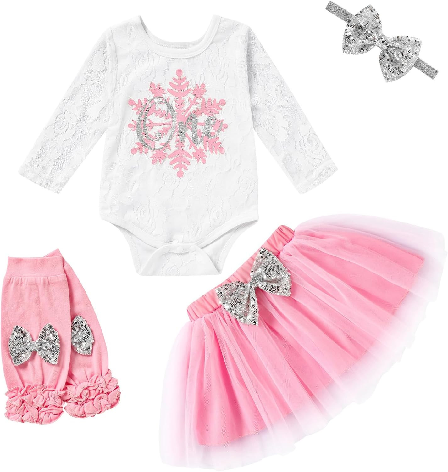 Birthday Cake Smash Outfit Baby Girl My 1St Birthday Tutu Skirt w/Headband Set