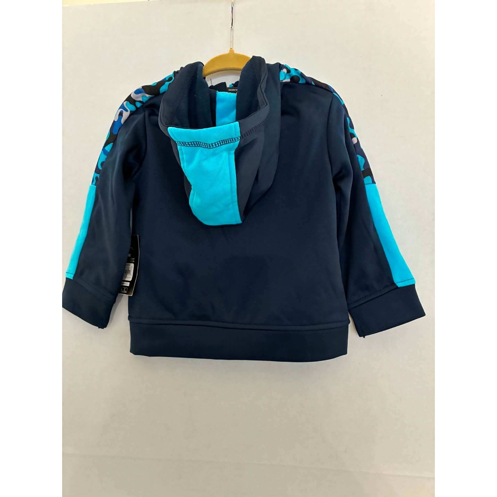 Athletic Works Tracksuit Set Baby Boy 18M Blue New Camo Zip Hoodie Joggers