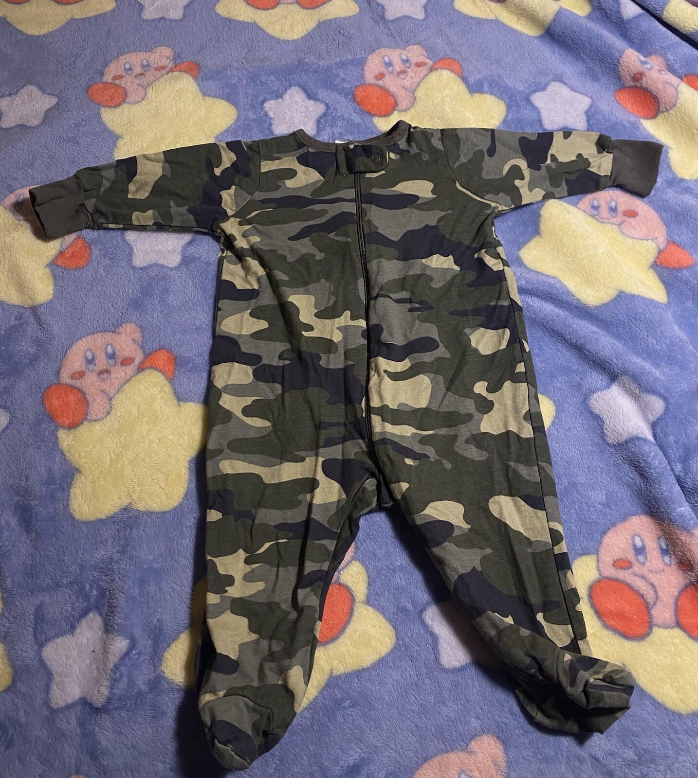 New Born Infant Baby Boy 0-3 Months Coverall Sleep Wear Snug Fit Footed Pajama