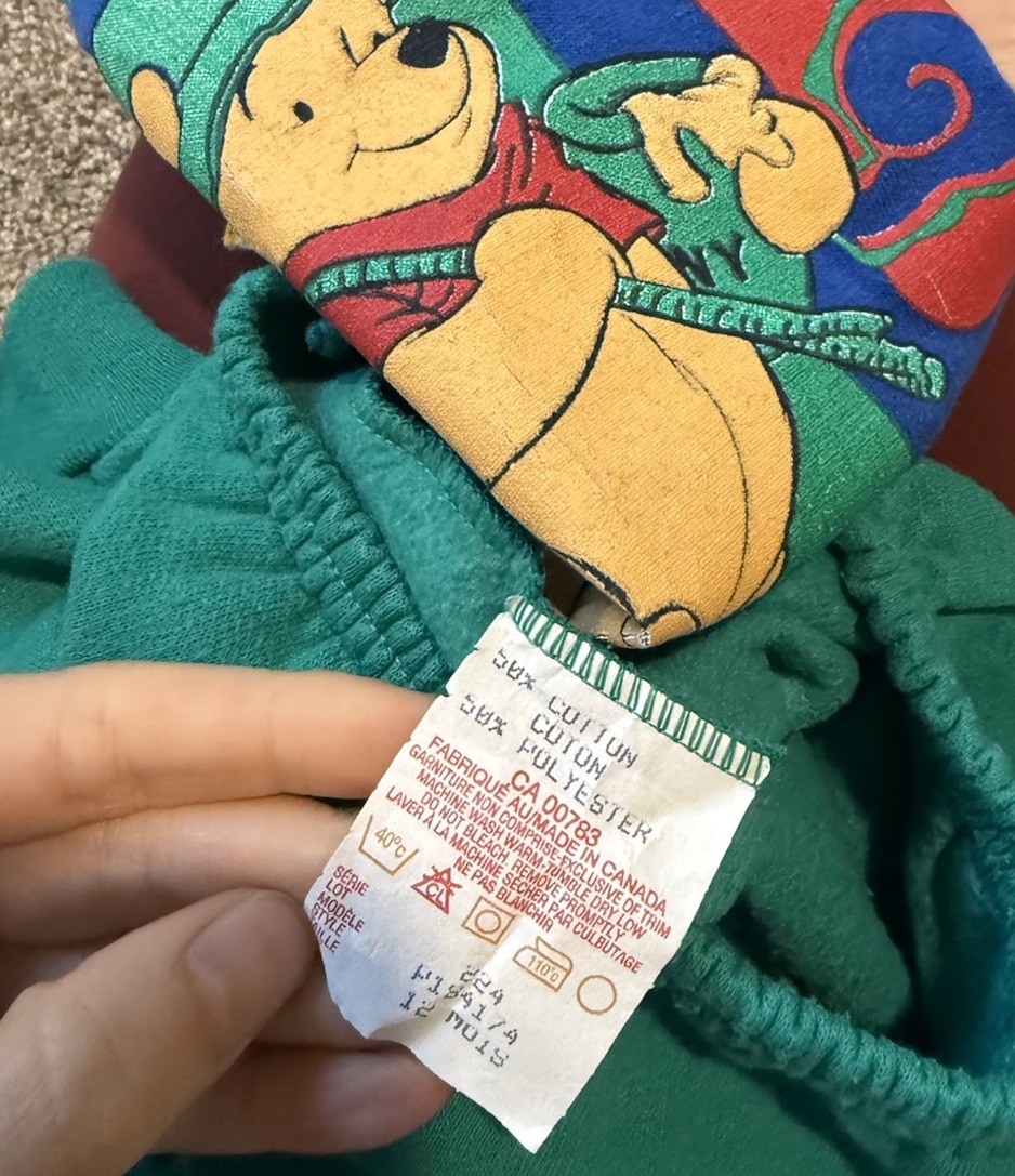 Vintage Winnie The Pooh Disney Toddler Set
