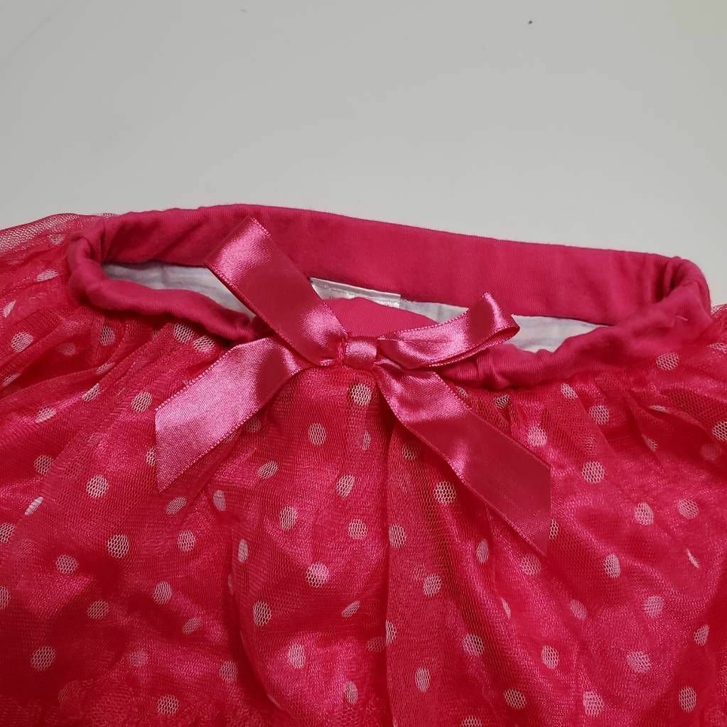 DDG Darlings Girls Top And Tutu Leggings Pink Polka Dot Ladybug 2 Piece 24 M