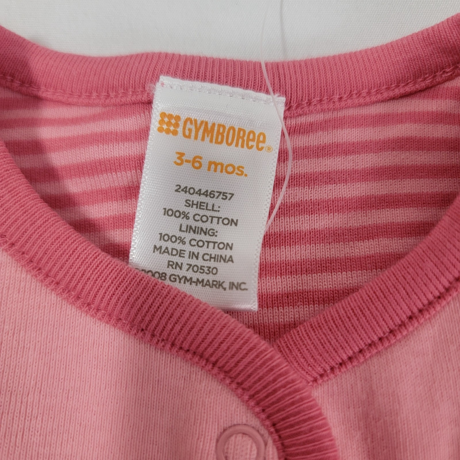 Gymboree Baby Girl’s Pink Pants Long Sleeve Shirt NOS New Size 3-6 M Months 2008