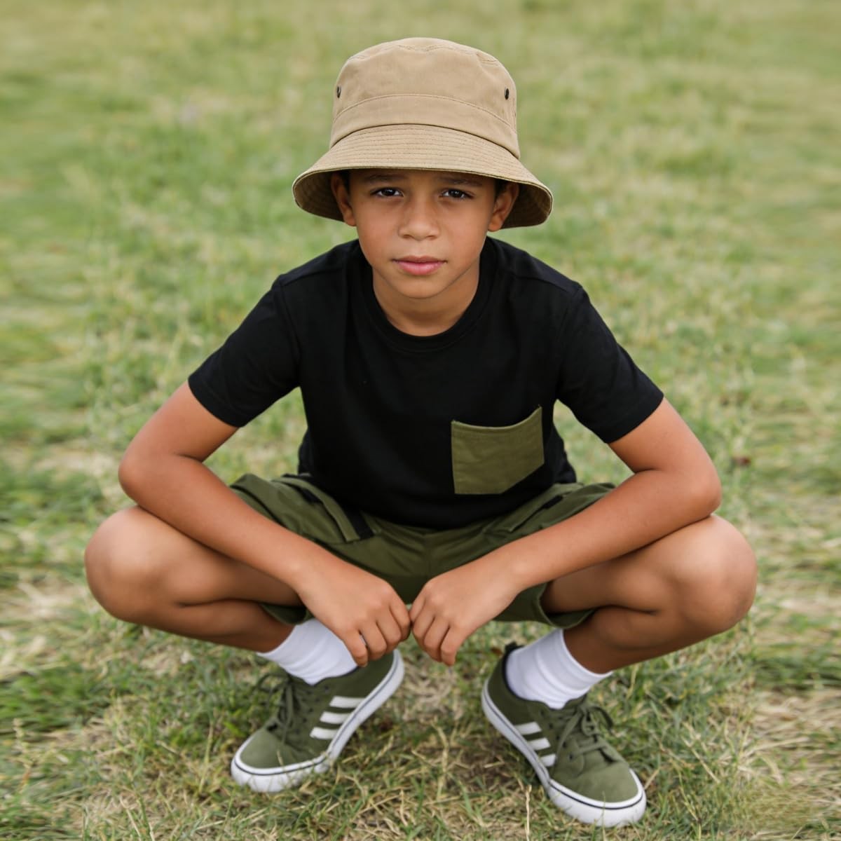 Azmxynol Tween Boys Clothes Kids Summer Short Sleeve Shirt Top Shorts 2 Pieces