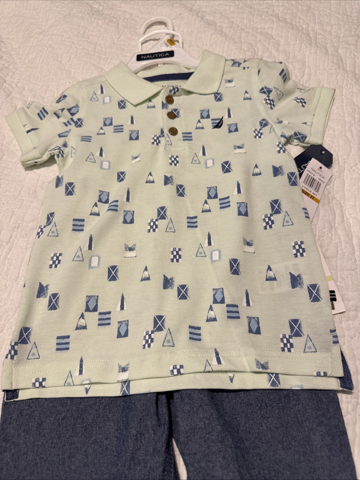 Nautica 3T-4T Boys Shorts & Shirt Set 2 Piece Set