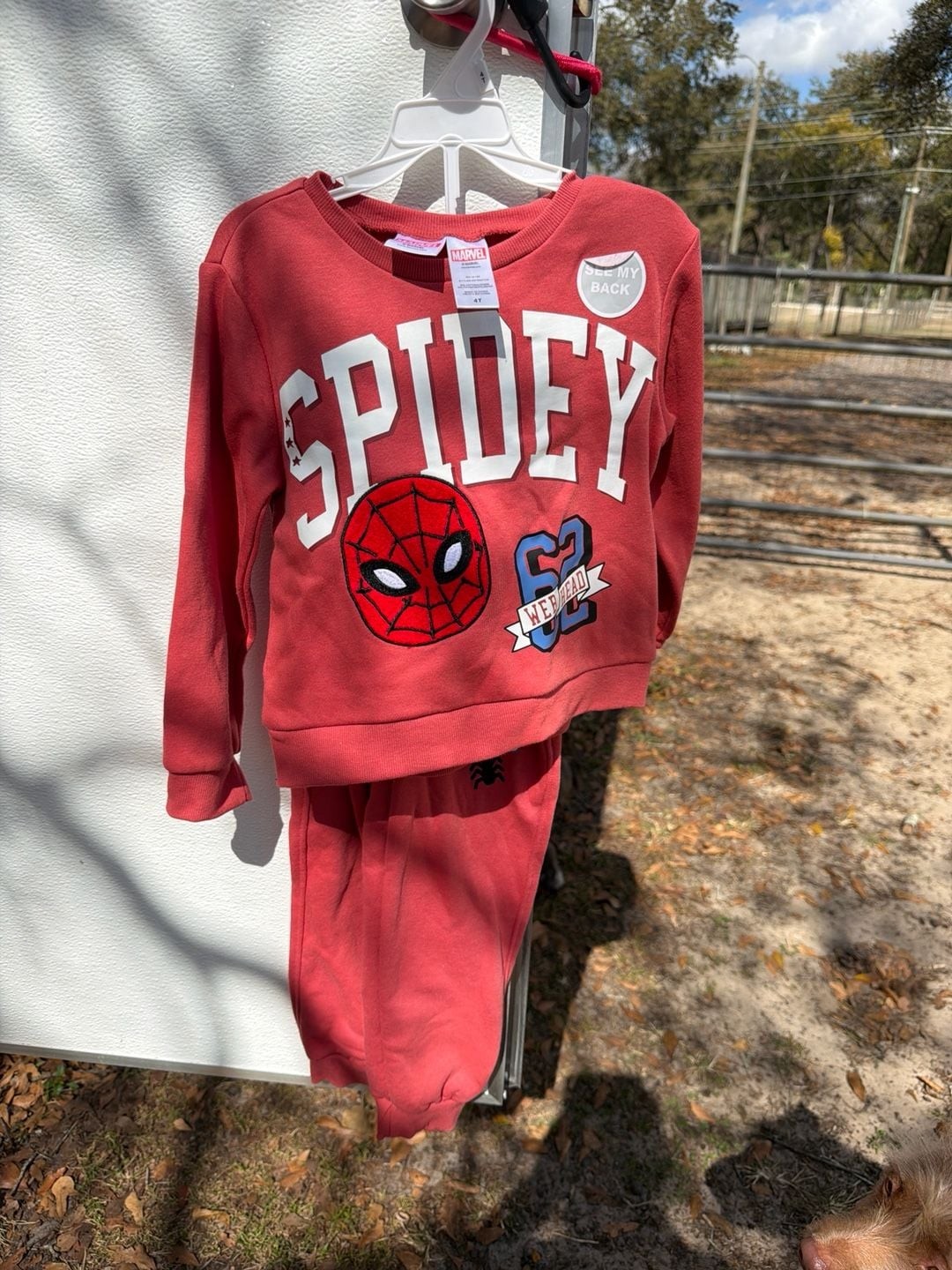 Marvel Spider-Man Spidey Crewneck Sweatshirt and Joggers Set Toddler 4T