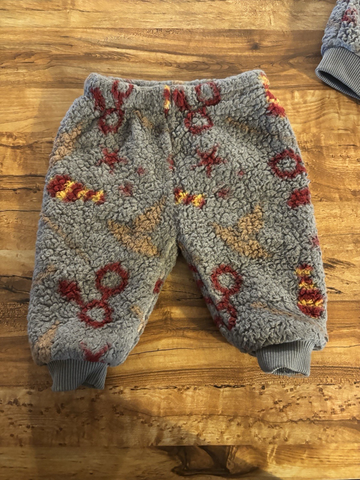 Harry Potter 0-3M Gray 2pc Fleece Graphic Print Sweatshirt & Pants Set