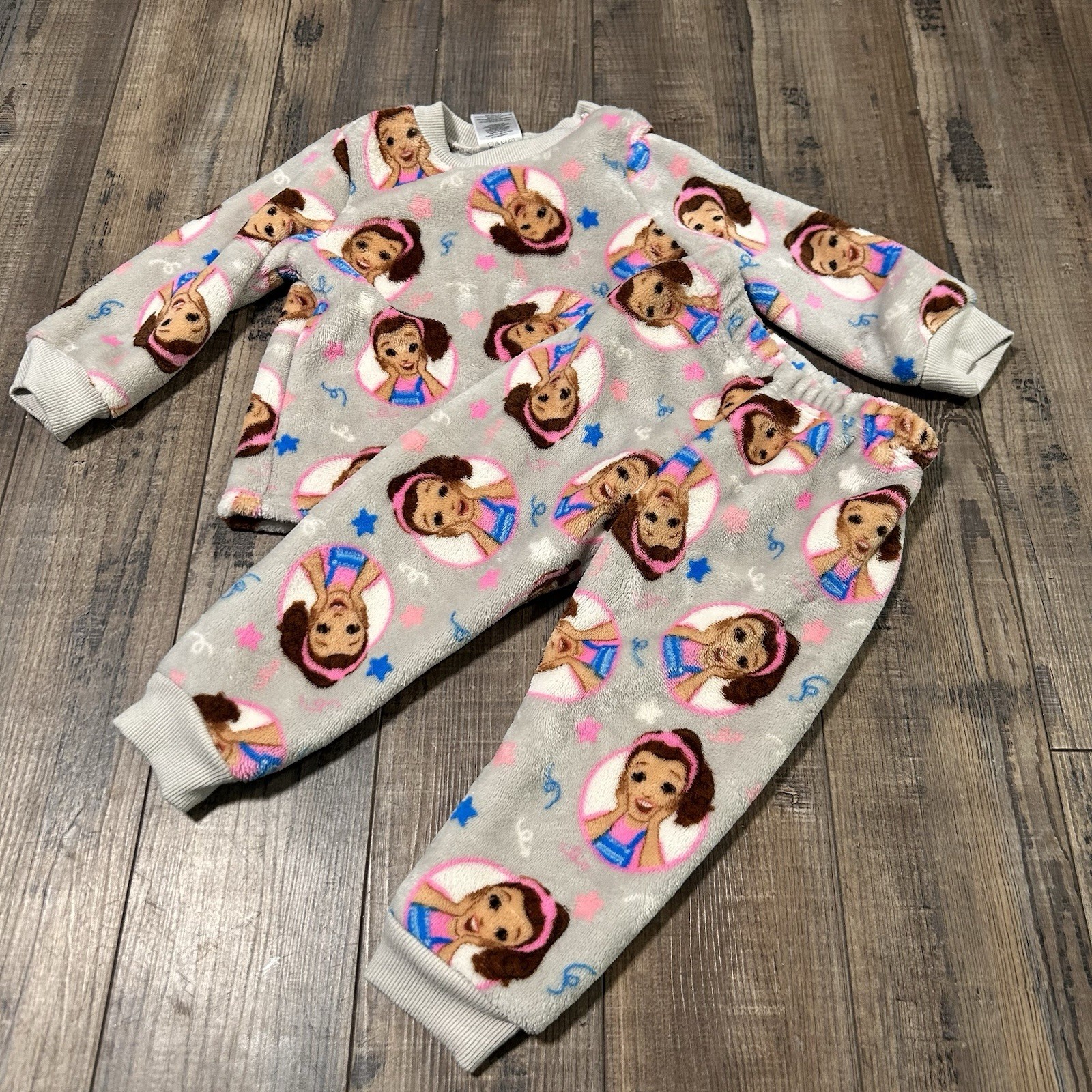 Ms.Rachel Printed Crewneck Sweatshirt And Jogger Pants Set 24 Months