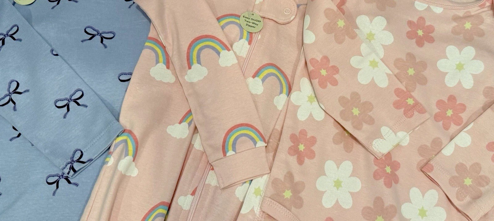 NWT M+A By Monica + Andy Organic Cotton, Set Of Three Outfits Size 9–12 Months