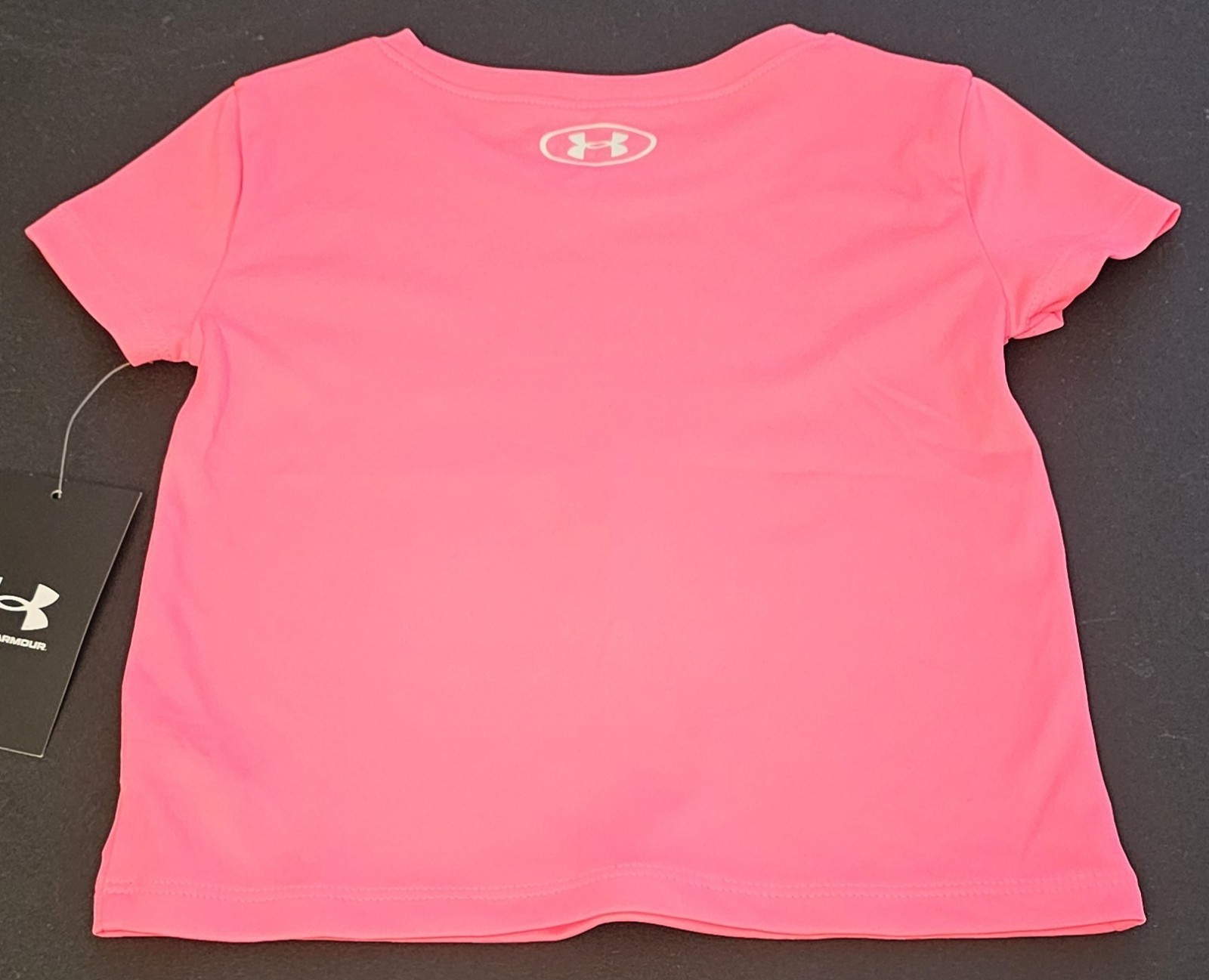 Baby Girl Size 18 Months 2-Piece Shorts Set Under Armour Cerise “Call Me Boss”