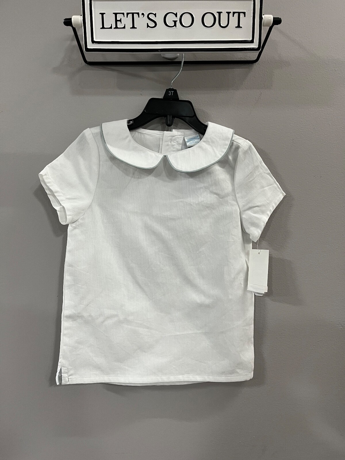 Edgehill Collection Born on Fifth Outfit Peter Pan Collar Shirt w/Shorts Size 3T