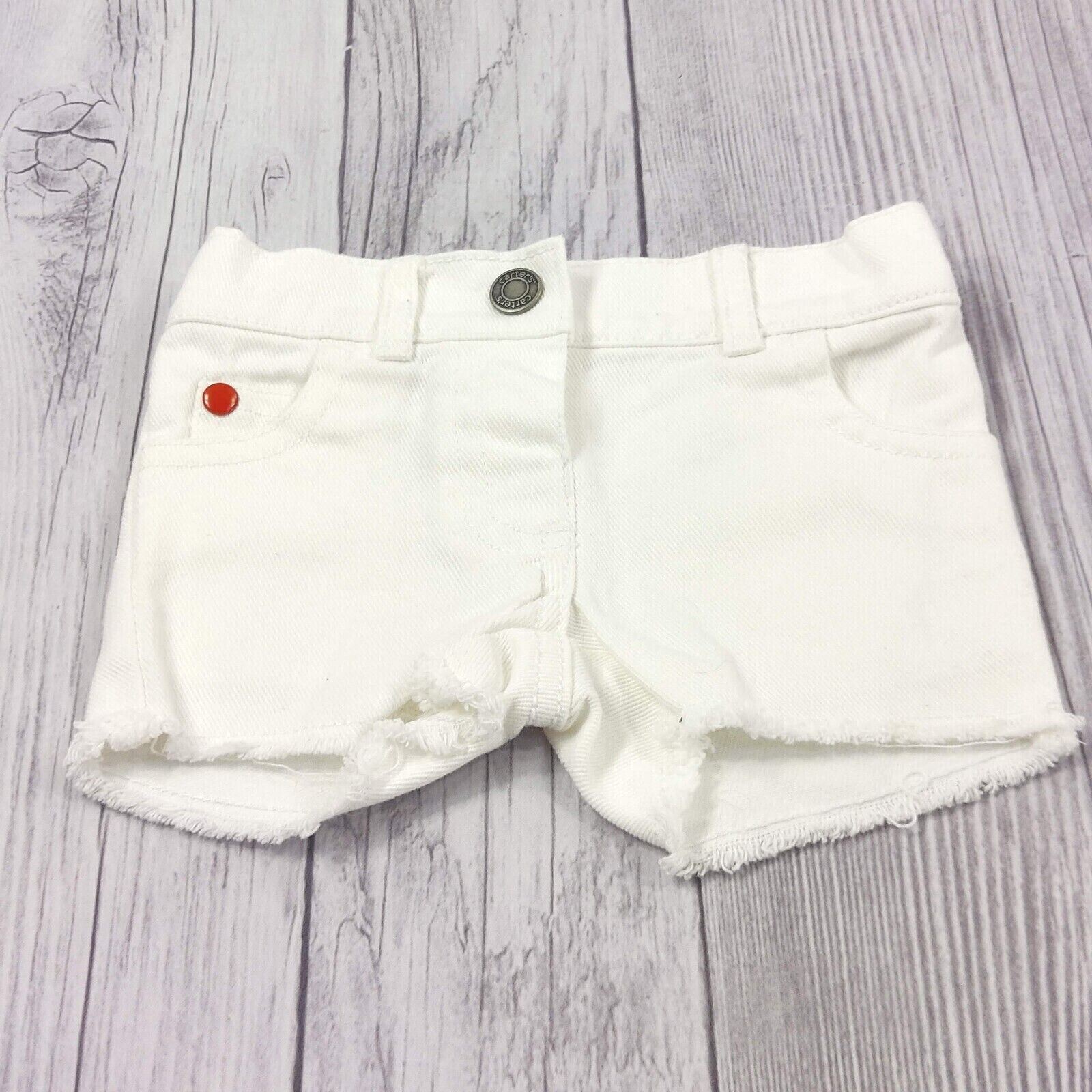 Baby Girl Summer Outfit & Pants Matching Set Floral Embroidered Pink/White 3 M