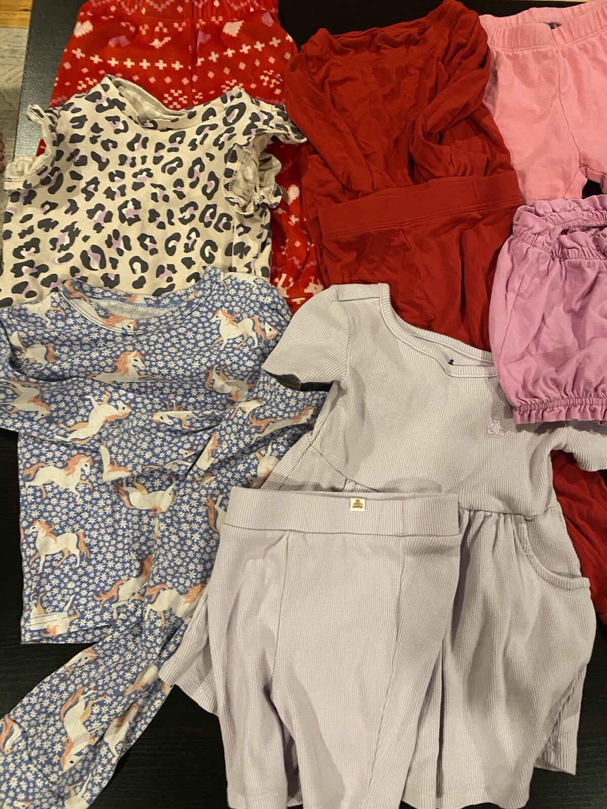 16 pcs Lot Bundle baby girl’s clothing Gap H&M Little Sleepies Etc Size 18-24 M